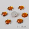 8/10/12mm Sewing Flatback Rhinestones Round Acrylic Beads Sew On Strass Crystal Stones For DIY Craft Scrapbook Decoration