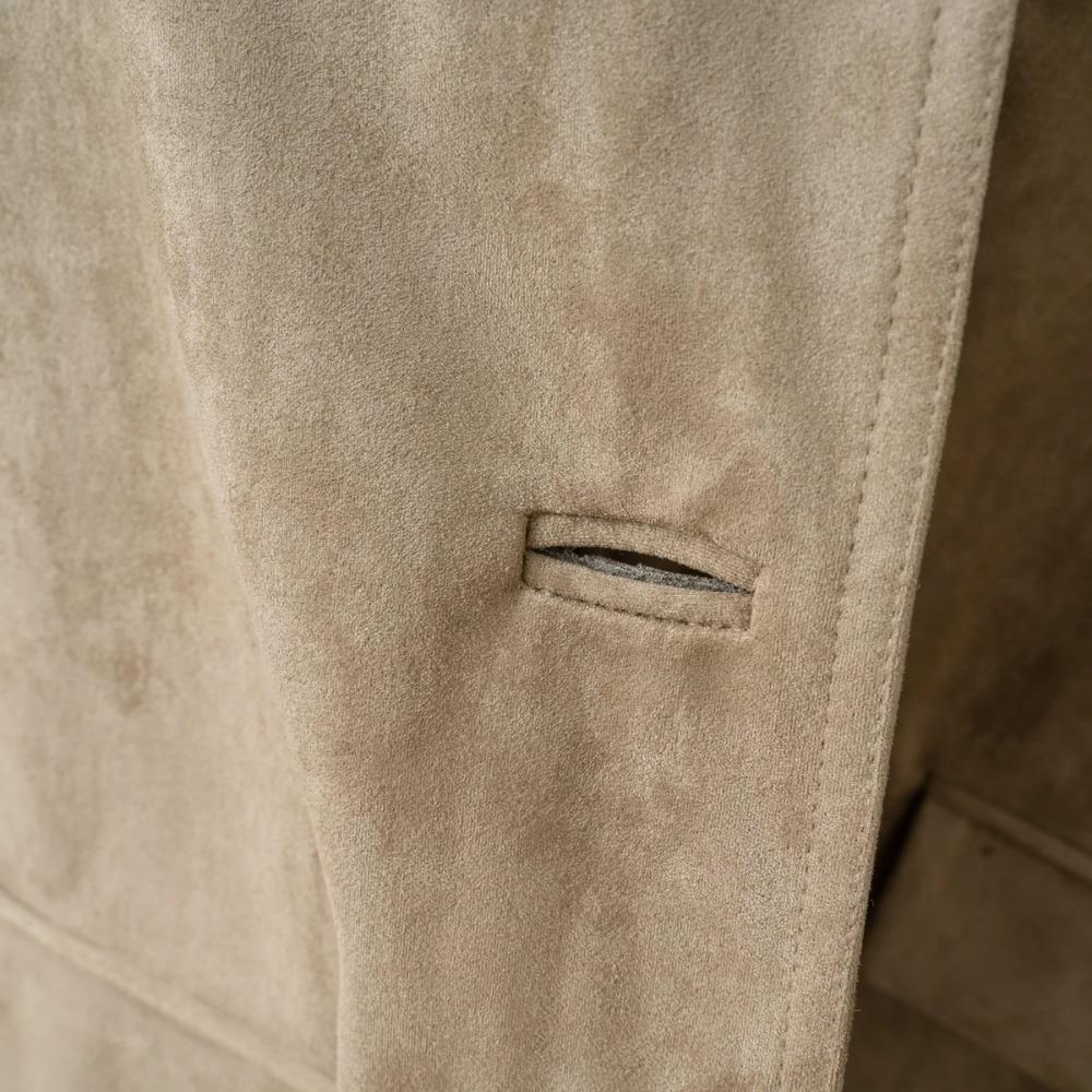 2024 Осень / Осень Зима Новая женская мода замшевая базовая куртка Базовый блейзер