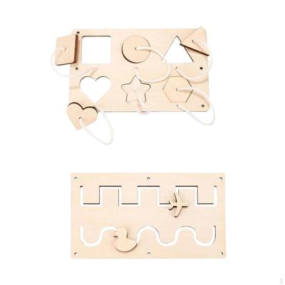 2 шт. Развивающая доска, сенсорная игрушка, материал для DIY, неокрашенная для