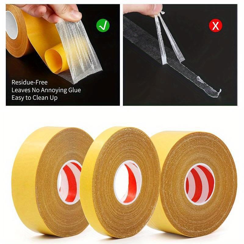 5M супер бесследный ковер клейкая двухсторонняя тканевая основа лента с сильной фиксацией высокая вязкость для водонепроницаемой полупрозрачной сетки