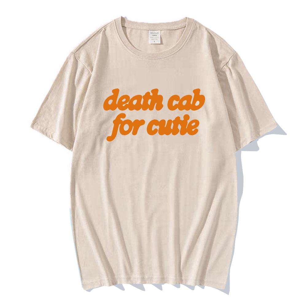 I Built You A Tower Album T-shirt Band Death Cab for Cutie Print Tshirts O-neck Summer Unisex Streetwear Graphic Tops