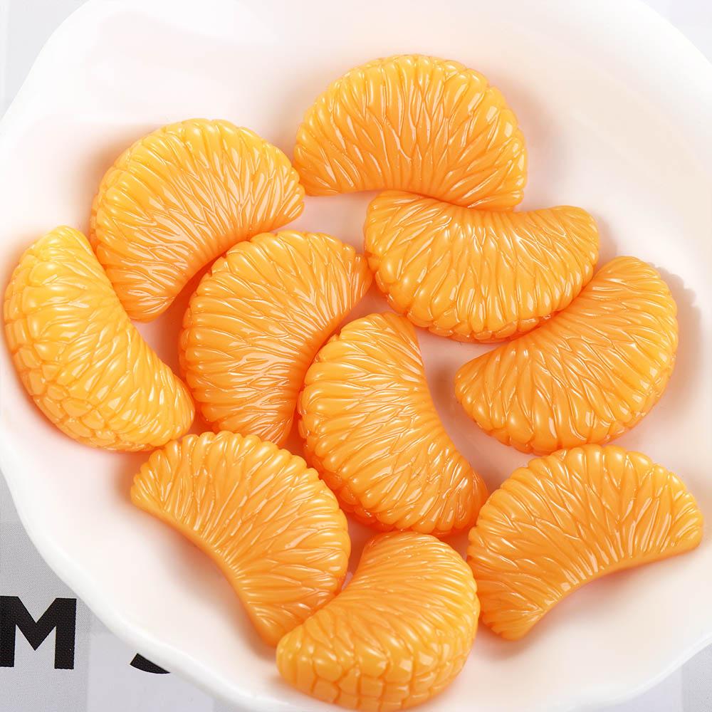 Decoration Lifelike Decorative Mini Fake Orange Slices Home Decor Artificial Fruit Simulation