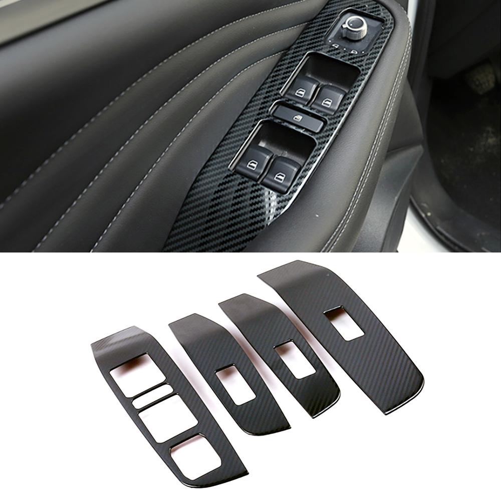 Для Haval F7 F7X 2018-2024 карбоновый цветной переключатель передач, кнопка стеклоподъемника, фара, розетка переменного тока, вентиляционное отверстие, ящик для хранения, наклейка на отделку