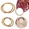 Bamboo Bamboo Purse Handles Round Handbag Band Handle New Bamboo Bag Handles Gift Box