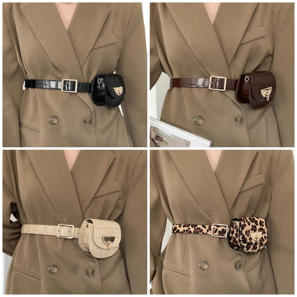 Чехол для ключей Леопардовый поясной кошелек Водонепроницаемая сумка на пояс Модная поясная сумка Пояс Унисекс