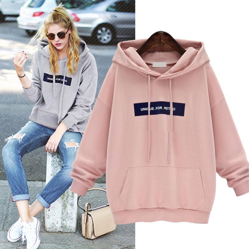 Hooded Sweater Women's Loose Long Sleeve Pullover