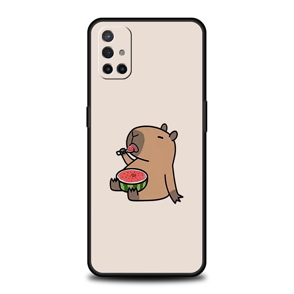 Чехол для телефона для OnePlus 12 11 10 9 Pro 9T 12R 10R 9R 9RT 10T 8T 8 7 6T 7T Nord 2T CE 2 5G N200 N10 N100 Чехол Милая Капибара