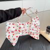 Cute Cherry Underarm Bag Summer New 2025 Fresh Literary Versatile Shoulder Bag Personalized Bow Messenger Bag