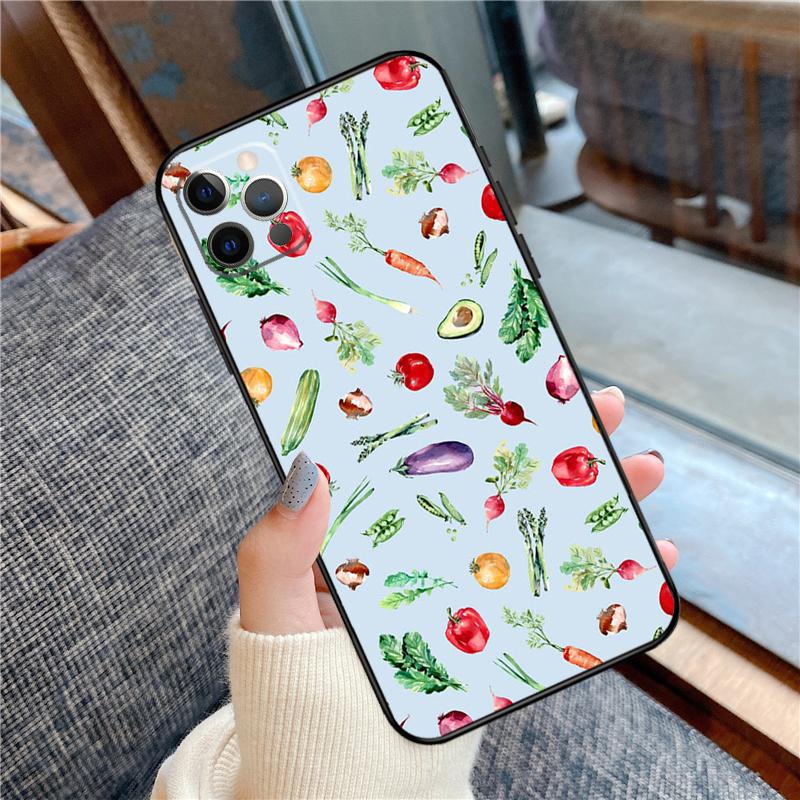 Go Vegan Phone Case For iPhone 16 15 13 12 11 14 Pro Max 12 13 mini XR 15 16 Plus 16e Cover Shell