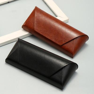 Высококачественный кожаный магнитный футляр для очков - Ручная работа, Защита от давления для солнцезащитных очков и очков