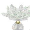 Стеклянный Подсвечник-Подставка для Чайной Свечи в Форме Лотоса Держатели для Восковых Свечей Подсвечник для