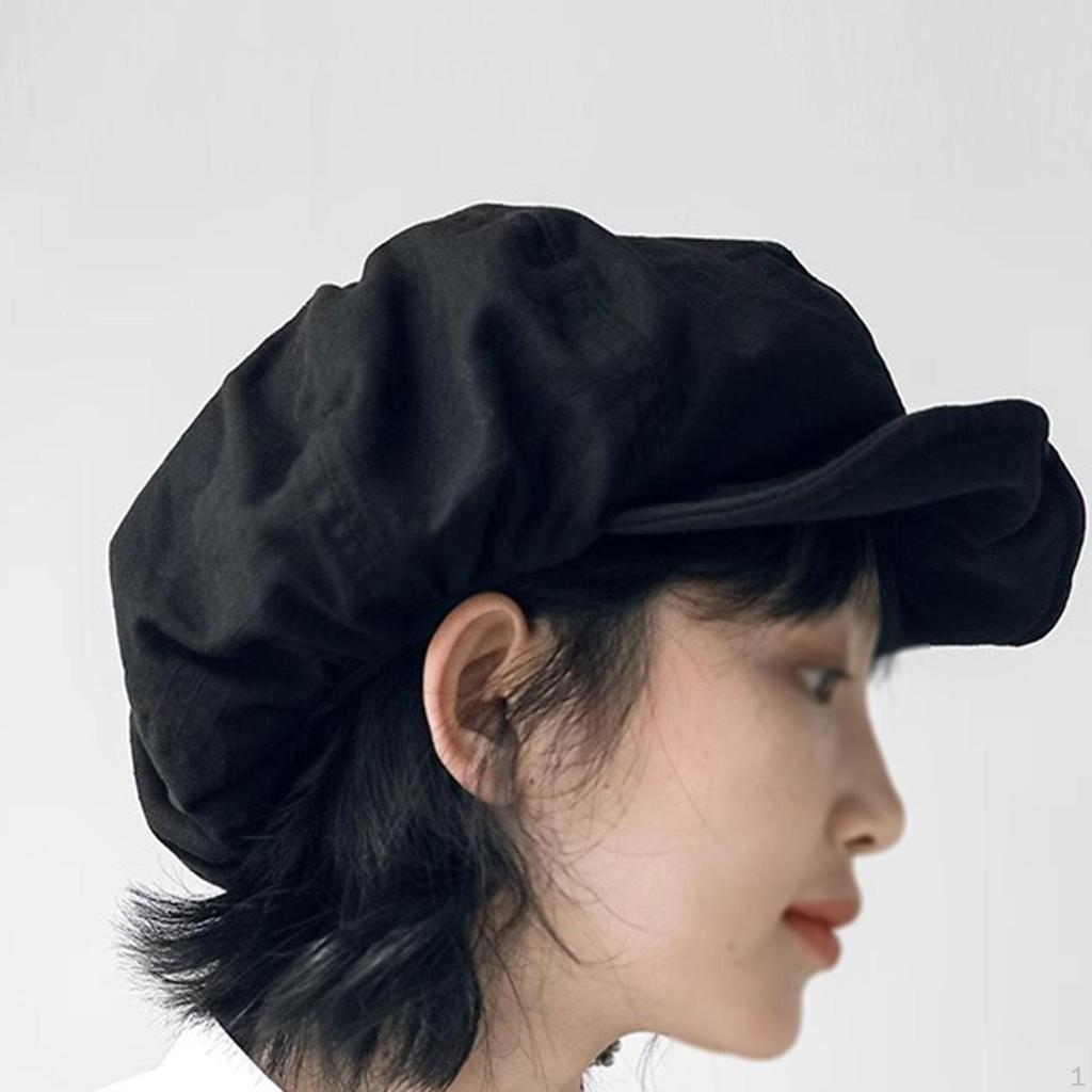 Retro Design Hat for Women Accessories Slouchy Breathable with 6.5cm Brim