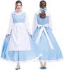 [nightbaby] Beauty and the Beast La Belle Maid Dress, Belle Town Girl Dress, Cosplay Costume, Adult Dress, Christmas, Halloween, Event Costume,