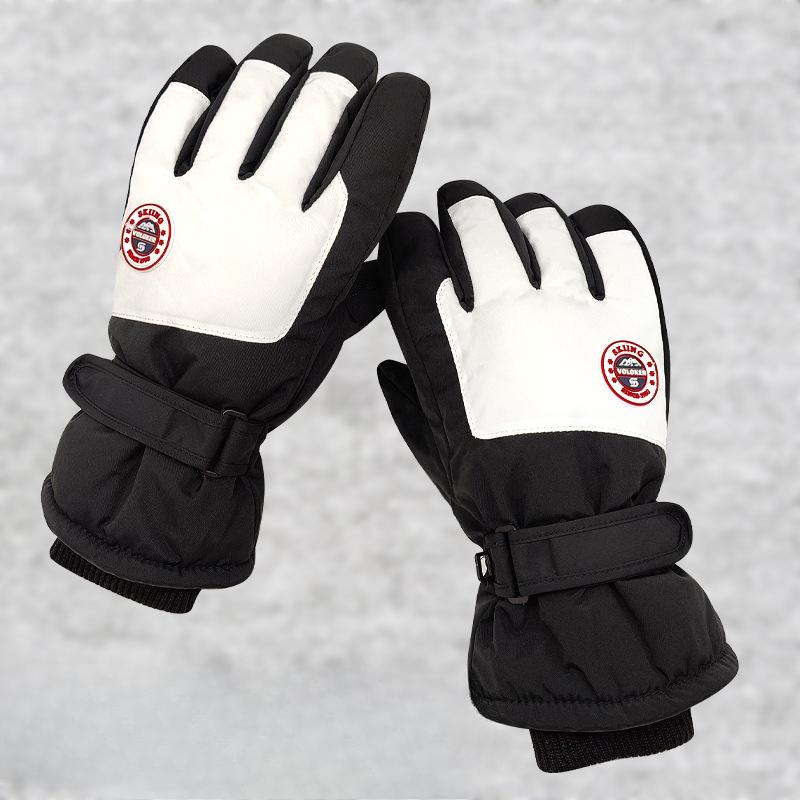 Взрослые лыжные перчатки Теплые и ветрозащитные Универсальные мужские и женские Лыжи и велоспорт зимой обязательны