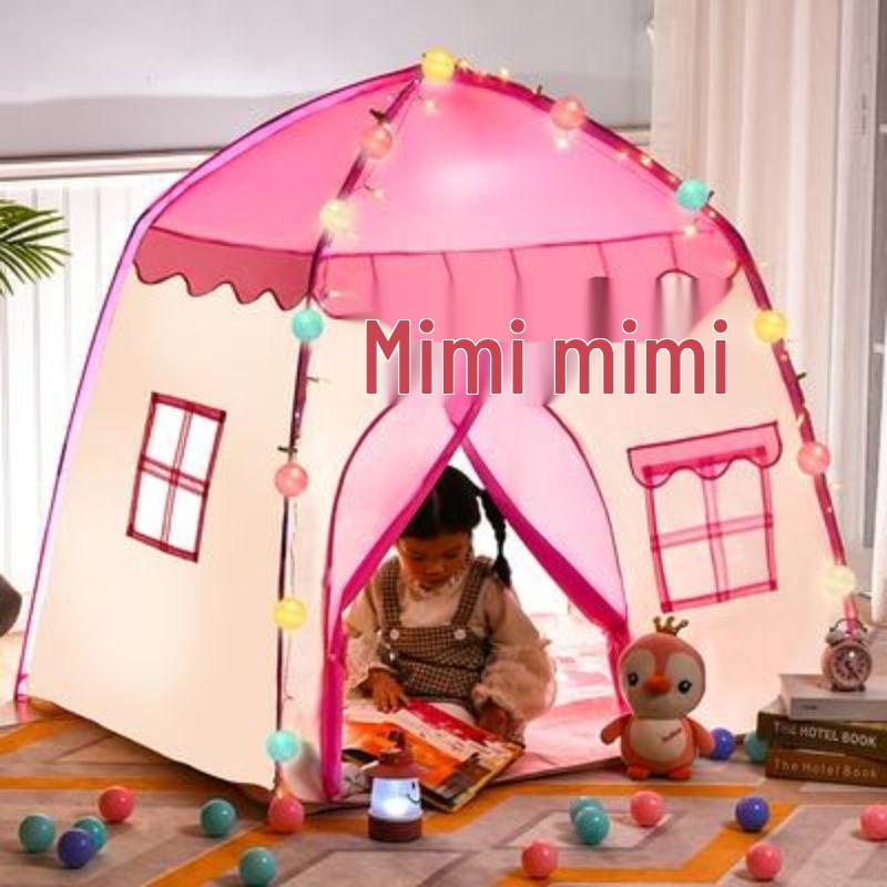 Kids' Indoor Princess Castle Tent: Dream House Play Gift for Boys & Girls