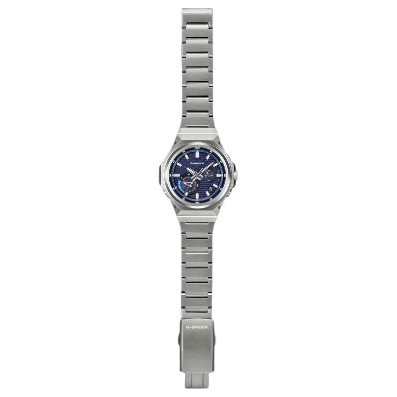 Casio Серия GST-B1000 водонепроницаемость 200 метров таймер секундомер солнечный кварц стальной ремешок мужские часы синий циферблат GST-B1000D-2AJF