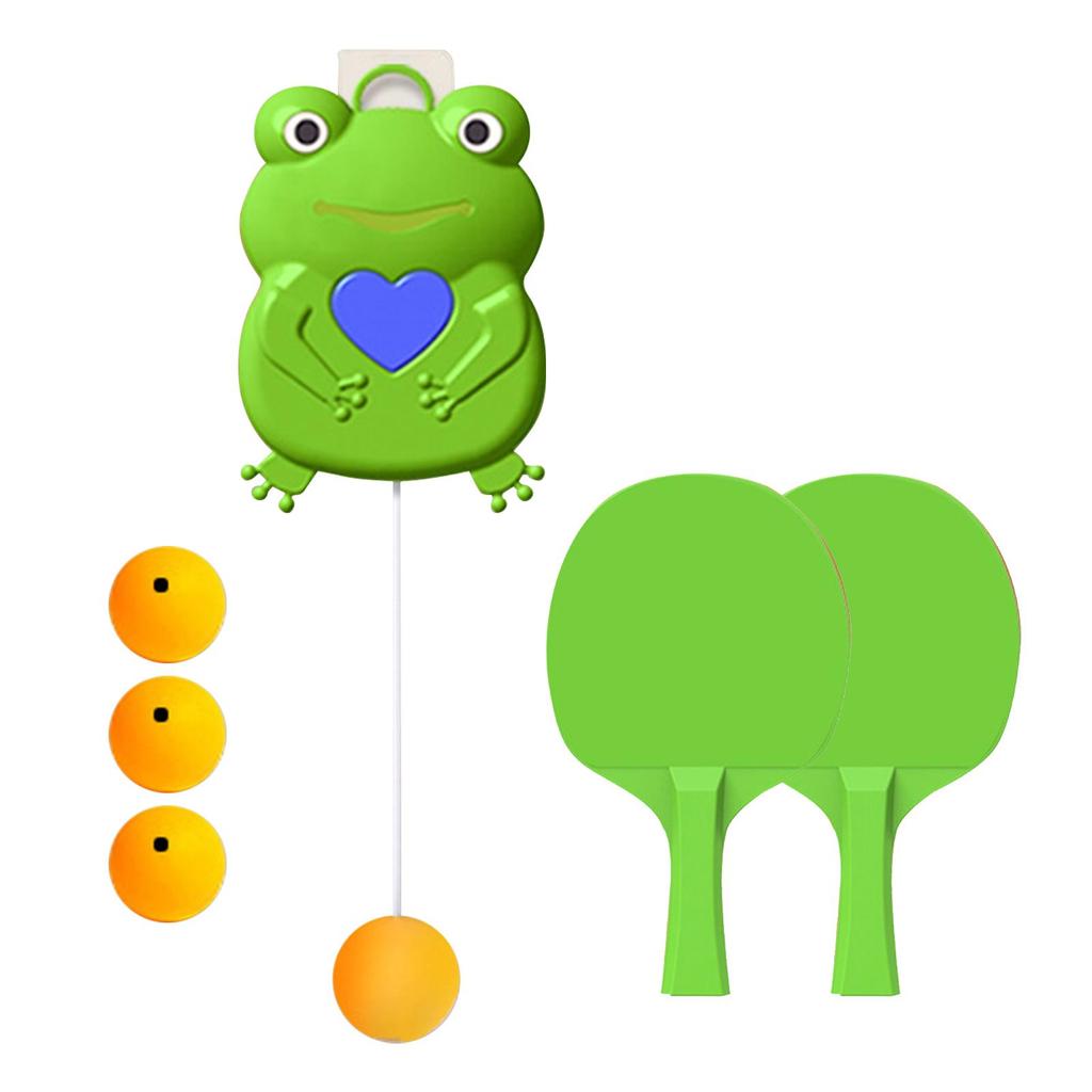 Hanging Table Tennis Trainer Parent Child Interaction Toy Ping Pong Trainer with Racket Ball for Sports Exercise Boys Adults