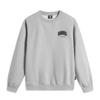 Li Ning Badfive Basketball Series Letter Round Neck Pullover Warm Fleece Sports Long Sleeve Sweatshirt Men Sweatshirt Gray Mixed-Gray AWDU515-6