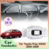 Солнцезащитные шторки с полным покрытием для Toyota Prius XW20 2004~2009, козырек на лобовое стекло автомобиля, шторка на заднее стекло, защитный экран от ультрафиолета, аксессуары