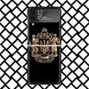 Чехол для телефона Флаг Украины для Samsung Z Flip 7 6 5 4 3 Galaxy ZFLIP7 ZFlip6 5G Flip5 Flip4 Flip3 5g Черный Жесткий Чехол