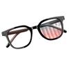 Blush Glasses Frame Female Black Frame Plain Anti-Blue Light With Gradual Change Pink Lenses Female Black Frame Myopia Glasses