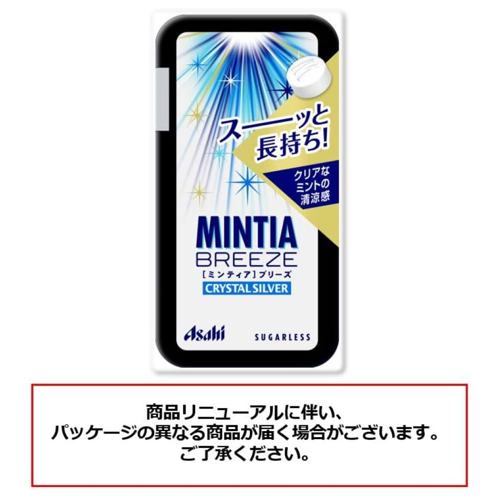 Asahi Group Mintia Breeze Crystal Silver 30 таблеток x 8 упаковок Освежитель дыхания
