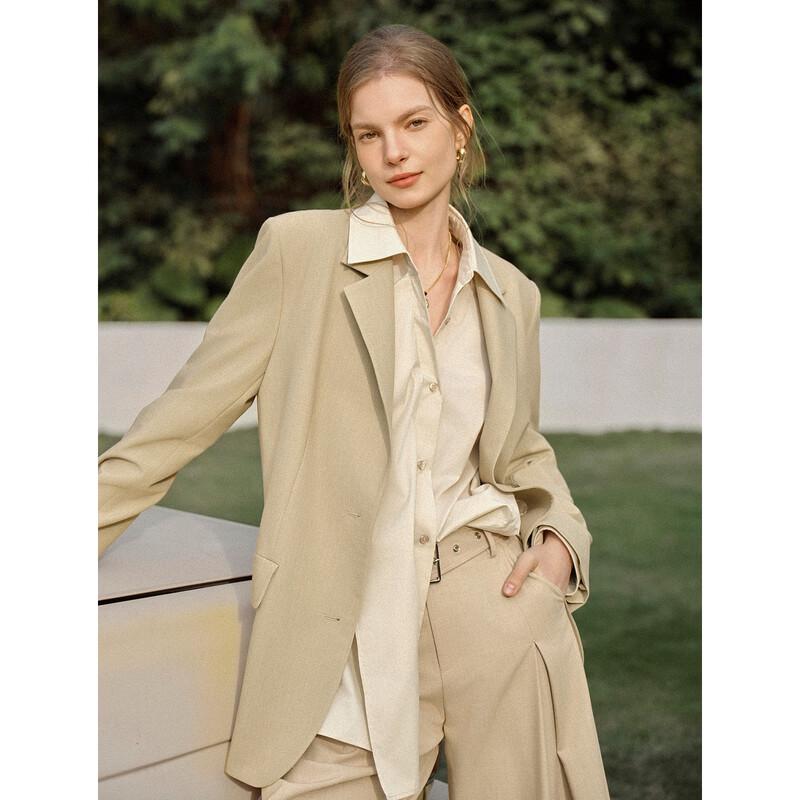 ELLE Женский оверсайз блейзер в стиле business casual