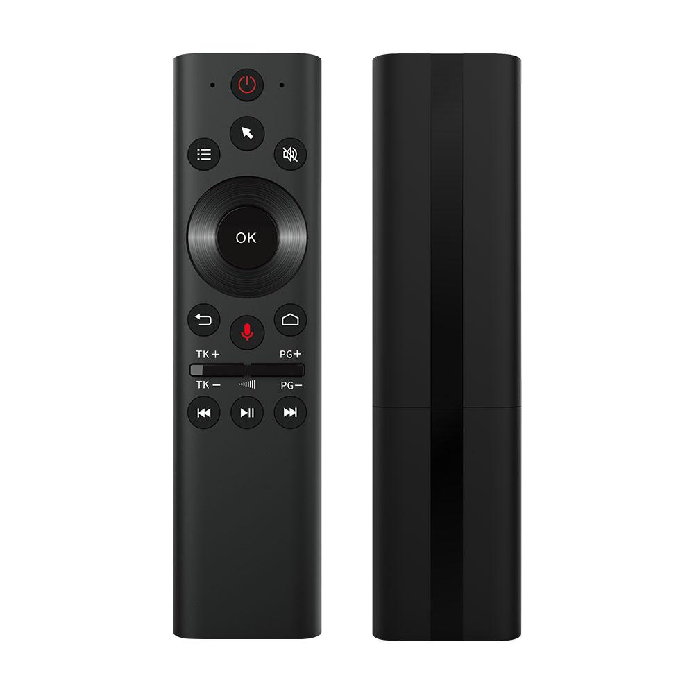 Беспроводной голосовой пульт дистанционного управления 2.4G Bluetooth 5.0 с ИК-обучением, аэромышь с 6-осевым гироскопом для компьютера, Android TV-бокса