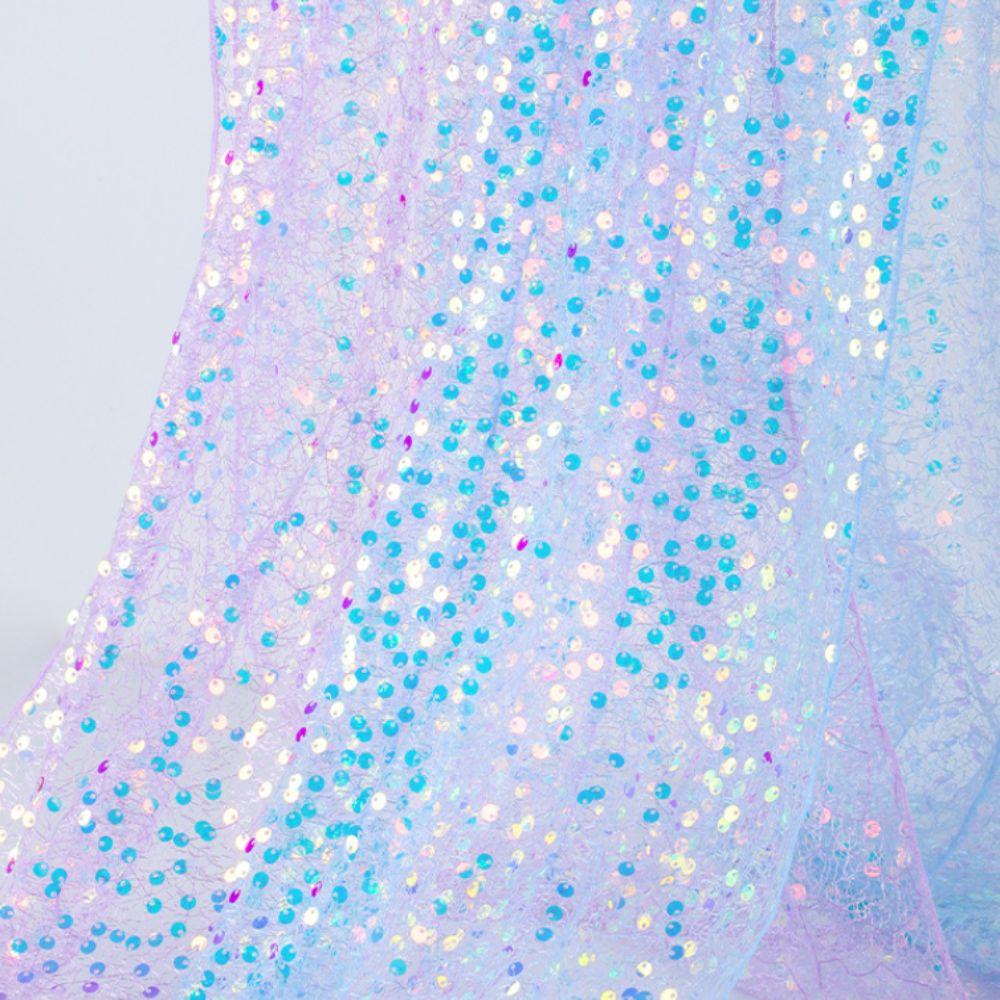 Glitter Mermaid Theme Table Runner Rectangular Table Cover Gorgeous Table Cloth  Wedding