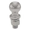CURT 40053 Stainless Steel Trailer Hitch Ball, 6-Pound, 2" Diameter, 1 X 2-1/8" Shank
