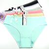 Sexy Plus Size Women Panties Dot Bow Ladies Bikinis Cotton Female Underwear Lingerie 6 Pcs/set
