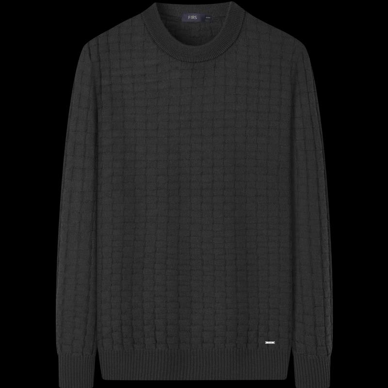 Shanshan Men's Heavyweight Wool Knit Sweater