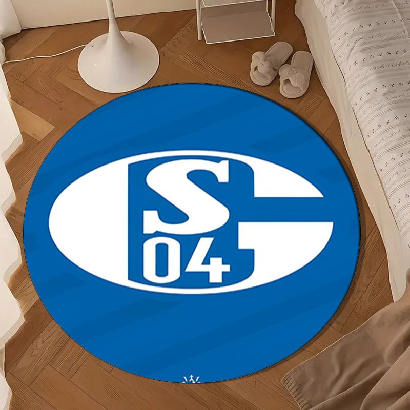 Shining Star Of Fc Schalke Round mat Home Decor, Chair rug For livingroom,Bedroom, doormat home decor Birthday Gift Christmas Gifts