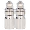 2PCS Binding Post Silver Alloy Contact No Insulation Power Grounding Terminal Post 50025