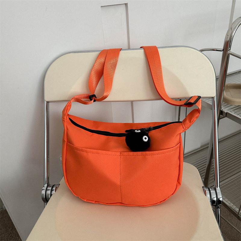 Chic Single Shoulder Women's Bag 2023 Summer New Casual Commuting Tote Bag Street Style Trendy Oxford Fabric