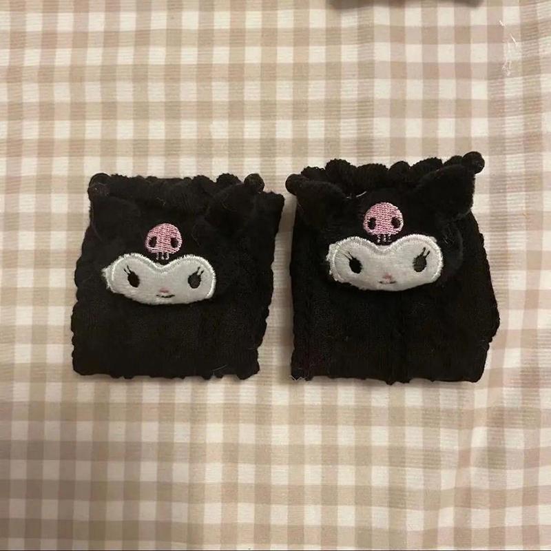 Аниме Кавайи Sanrio Длинные Хлопковые Носки Милые Hello Kitty My Melody Cinnamoroll Kuromi Носки Носки для Девочек Осень Зима Теплые Носки