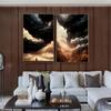Abstract Outer World Storm Traveler Prints Poster Canva Painting Modern Wall Art Picture For Living Room Bedroom Home Decoration