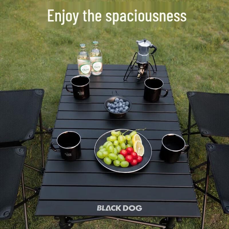 Black Dog Outdoor Folding Table and Chair Set
