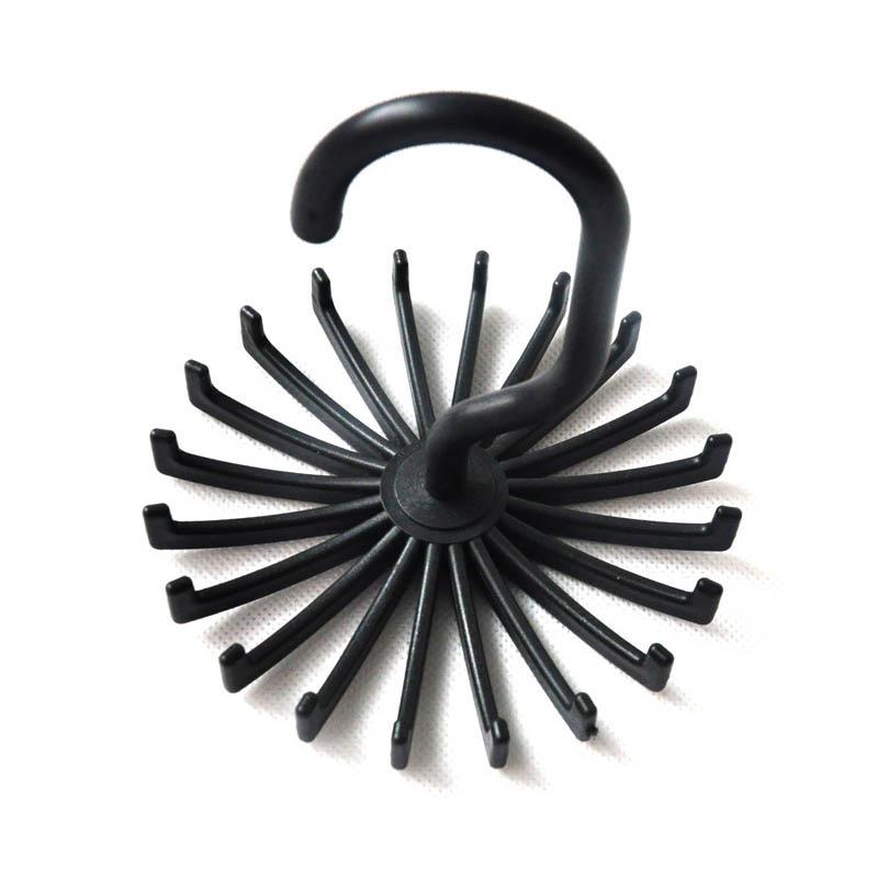 20 крючков для галстуков, шарфов, вращающаяся на 360 градусов стойка для галстуков, держатели для вешалок для галстуков