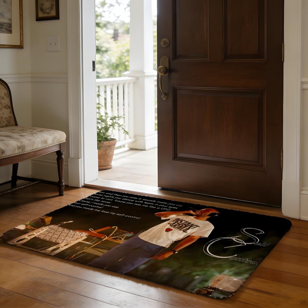 Floor Mat Soft Flannel Rug Non Slip Absorbent Mat for Bathroom Bedroom Home Decor Singer F Frank Ocean