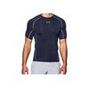 Under Armour Мужская компрессионная футболка с коротким рукавом HeatGear Armour Цвет: Темно-синий 1257468-410