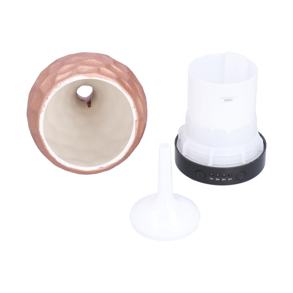 Ультразвуковой распылитель эфирного масла с древесным зерном, керамический синхронизированный аромадиффузор для дома