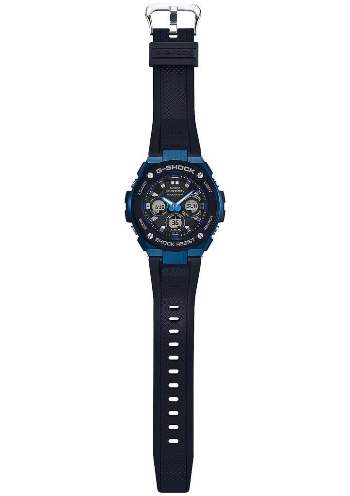 Casio Солнечные часы Черные G-Shock G-STEEL Радиоуправляемые GST-W300G-1A2JF Мужские
