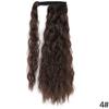 MERISIHAIR Women Long Straight Wrap Around Ponytail Synthetic Fiber Long Straight Wavy Hair Extensions Daily Wear