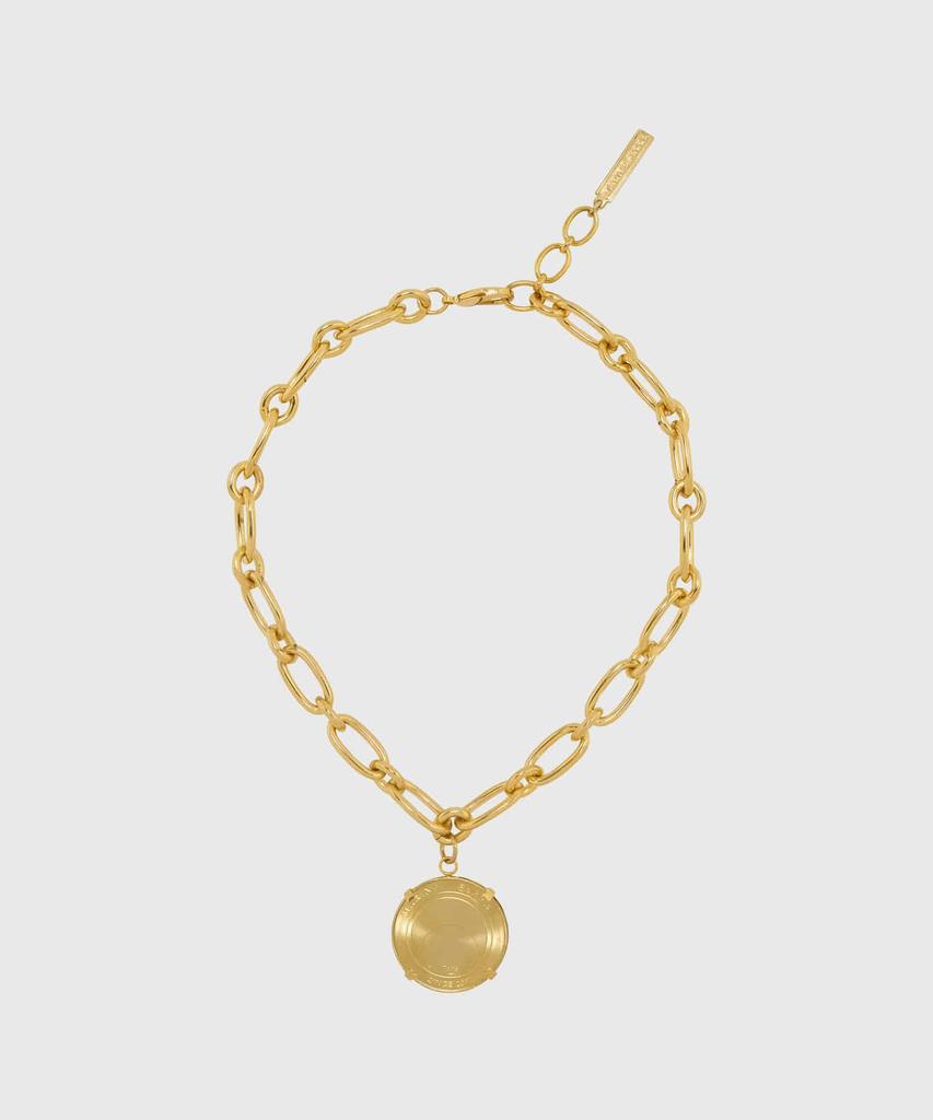 Marine Serre (U) Short Necklace Mt51 Shiny Gold