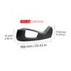 Car Front Outer Seat Track Cover Replacement For BMW 5 7 X5 X6 F18 F10 F07 F01 F02 F15 F16 F85 F86 High Reliability Spare Part