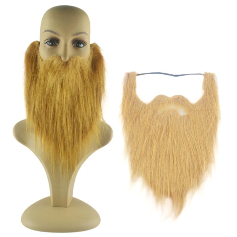 Мягкая имитация белой бороды, большая искусственная борода, фестивальная борода, реалистичный реквизит для выступлений