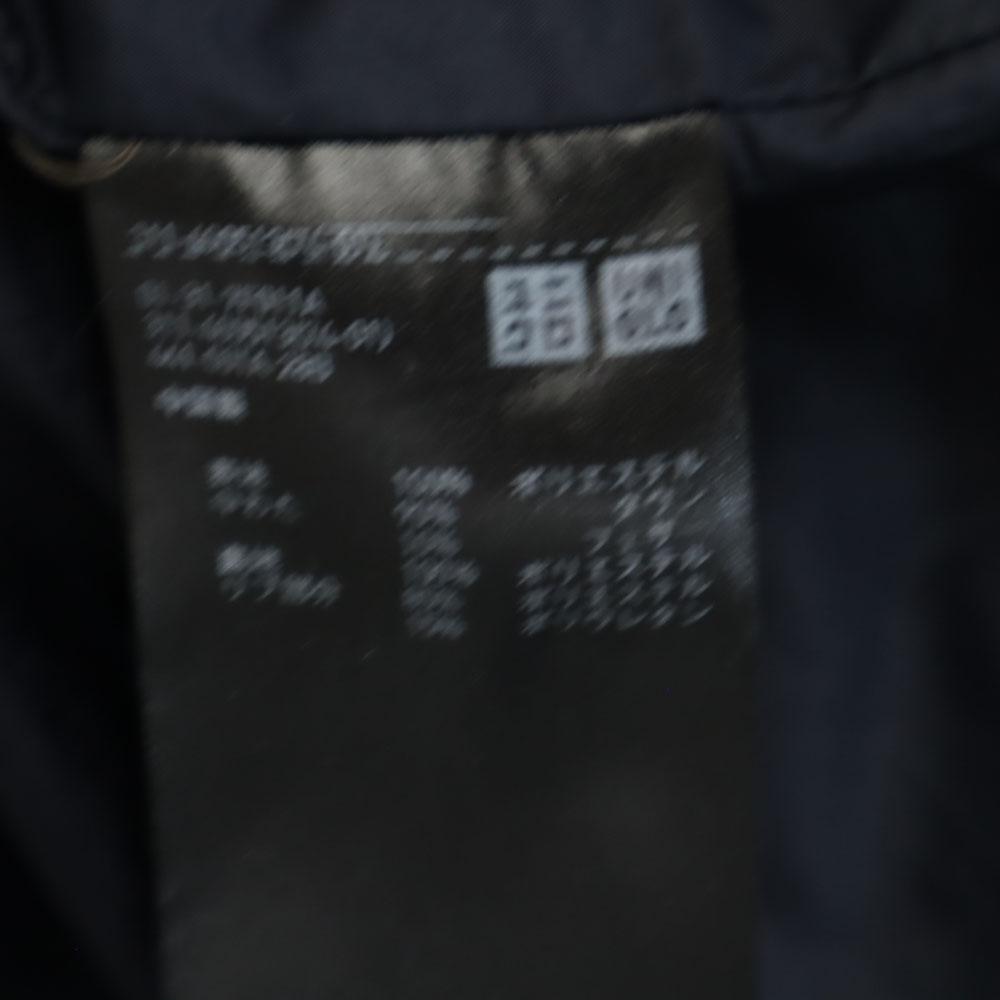 Uniqlo Бесшовное пуховое пальто L Темно-синее Мужское Б/У