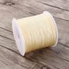 100M X 0.8mm Nylon Chinese Knot Cord Rattail Macrame Shamballa Thread String Beige