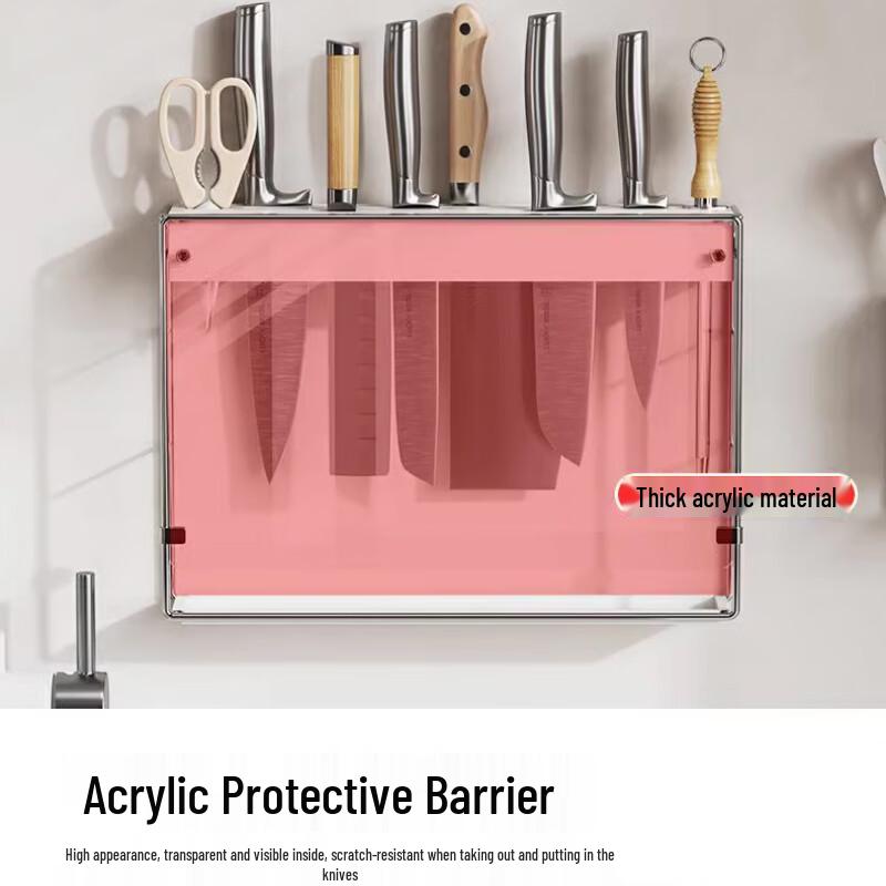 Modern No-Drill Wall-Mounted Kitchen Storage Rack